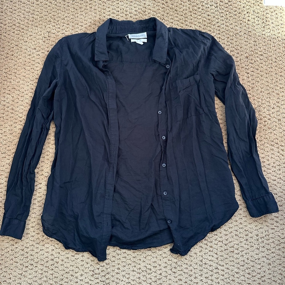 Treasure & Bond Midnight Button-Up Shirt